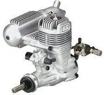 O.S. two-stroke glow engine for RC planes